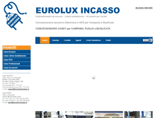 Tablet Screenshot of euroluxincasso.it